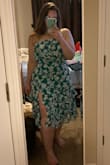 Wow!!! This dress is a showstopper!!! If I lose a solid 10 lbs it will fit perfectly. It really hugs my body beautifully just a tad tight throughout the hips. I have been losing weight steadily so another 10 lbs is super doable by spring. Can't wait to wear it - Megan K.