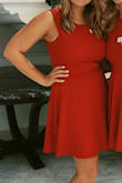 I got this dress for rush, and it was perfect. It fits really well and is super flattering. - Calley G.