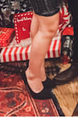 I usually wear between a size 7 and 7.5, so based on reviews I ordered the 7.5. The shoes fit but they were definitely a little loose and often slipped while walking. - Alexis P.