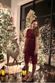 Always hesitant to buy dresses online but I ordered this about a week before a wedding I went to and it arrived just in time and was better than I expected!!! Super flattering and slimming and I got so many sweet compliments - Alanna C.