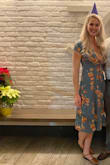 I love this dress!!! The top is very tight around my bust but I expected that. This is a great summer date night dress! - Holly C.