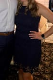 Wore this to a summer wedding and it was perfect. I probably should of got a size down but still happy with the purchase. Able to wear with strapless bra too which was nice. - Alina B.
