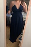 This dress is beautiful!! It does run fairly big though. Based on the size chart, I originally ordered an XL, when it arrived it was drowning me. I sent it back for a L and it's honestly still a bit loose. Not enough I could go to a M, so I'll have it altered. The return process was fast and super easy. I would definitely recommend! - Scottee M.