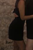 Awesome dress! Definitely on the shorter side but adjustable for busts because of the tie in the back! - Liv H.