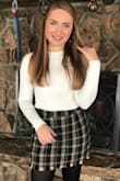 This is the best skirt I've ever gotten!! The quality is so nice for the price and it fits perfectly! Highly Recommend - Brooke P.