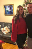 This sweater is comfy and beautiful! The off the shoulder is a little loose so I found myself lifting the sweater several times. I love it so much I bought it in two colors! - Arielle P.