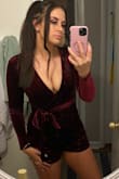 I love this outfit. It isn't too risky and it shows just enough to be "classy sexy". I got a lot of compliments!! - Chelsea B.