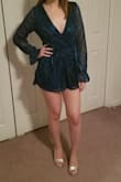 Fits perfectly and very comfy. The material isn't scratchy and it's so pretty! I got a lot of compliments. Definitely recommend wearing this to an event such as New Year's Eve party. Thanks Lulus!! - Angela