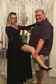 I call this a bathrobe dress! It's very elegant, comfortable and warm. Perfect for winter time! Lots of compliments, tying the strings on the other hand are a bit confusing. Took me a bit to figure it out. You can also hide someone underneath the dress just for fun. Moves very gracefully. It is velvet so anything will cling to it, heels are recommended for this dress because it will drag on the floor. Very glam, perfect for themed event like the 20's! - Erika K.