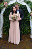 I couldn't be happier of my dress choice!
I was beyond perfection!
Runs a little large, but if you stick to your normal size it will be fine! - Ana H.