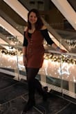 I got this top to wear under the Wander My Way Rusty Rose Corduroy Pinafore Dress and it worked perfectly for that. The sleeves stay in place and don't slip down your arms, but it doesn't limit mobility. Great layering piece! - Lia G.