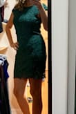 Love this dress ! The only thing Is rhe back lace part is a little loose, I will need to have it town in. Otherwise fits perfectly! - Tiffany C.