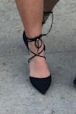 Love! Love! Love!  So comfortable!  True to size.  The laces stay tied even when dancing!  I don't normally wear pointed toe shoes because they squish my toes.  But these don't squish.  Love them! - Debbie V.