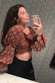 Ended up being shorter than expected but still LOVE this top! - Saige W.