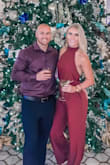 Obsessed with this jumpsuit, being taller its hard to find jumpsuits long enough but this one was perfect! Wore it to a company Christmas party and received so many compliments and was comfy all night! Only downfall were the neck buttons being difficult to do solo but once  you do it a few times you get the hang of it! - Jessica S.