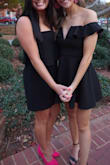 I absolutely love this dress! Fit is a little tight, but still perfect and comfortable. The material is great and stretchy. The dress is a tad short, I didn't mind that, but this will vary depending on your height. I wore it to my sorority function, but this is a perfect dress for any semi-formal event. - Anna D.