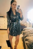 I got so many compliments on this dress! So classy. I wore this for NYE and it was absolutely perfect. I would recommend this to any and all of my girlfriends! - Delaney A.