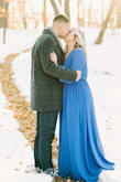 I ordered this dress for my engagement photos and was so pleased when it came in the mail! Looks so pretty against the white snow and have received so many compliments on it! Fits pretty true to size - a little big in the waist, but would not change that as it was very comfortable. Would recommend this dress to everyone! - Abigail M.