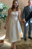 Wore this on my wedding day on new years eve and it fits amazing! I've got lots of compliments! - Sheila R.