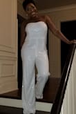 Perfect for bridal shower. Go a size down if you want it really form fitting but medium did me well. - Stephanie M.