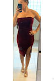 I wore this dress for NYE and got so many compliments. It's comfortable and fit perfectly. If you are considering ordering, buy it.  You won't regret it! - Mellow L.