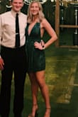 This dress was perfect for my winter formal event and was super shimmery and sparkly on the outside, but comfy on the inside! Fit perfectly and was long enough for me at 5'11". - Rachel B.