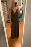 I loved this dress! I wore it for an outdoor wedding and it was perfect. The one thing I wish was a little different was lowering the neck line. - Molly M.