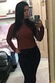 Super comfy top! Great for casual lounge wear or even going to the gym! I bought this in four colors and always wear them. I have the small and medium on these. The small is good for a more cropped look. I'm wearing the medium in this photo and feel more comfortable in that size. Highly recommend! - Shana G.