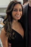 This necklace is cute and simple but elegant. Looks great but I often find myself having to take it off, untangle it, adjust it and put it back on. It can slide around quite a bit. I will tuck the back into the back of my dress or shirt if possible so it doesn't move. - Erica Z.
