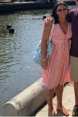 This is one of my favorite dresses I've ordered from Lulus because of how many compliments I receive and how comfortable it is. I would definitely order it again just make sure you pin the chest area if you don't want it to be too revealing! - Kurstyn M.