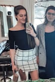 Ordered a S at first which was too big and exchanged for an XS that fit perfectly. Not too short and super thick and comfortable! - Mikaela W.