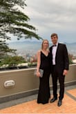 I bought this dress to wear to a wedding. It traveled well and did not need to be ironed. No wrinkles directly out of the packaging! The fit is snug, but flattering. The length was perfect and the straps weren't too long. Looking forward to another chance to wear it! - Sarah C.