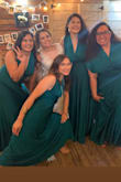 Bought for of this for my bridesmaids and they were the perfect color. I wanted something that could fit every body shape, so the could feel comfortable. They all figured out what still the liked and they looked so pretty on the wedding day! I'm so glad I purchased this! - Kristal C.