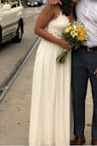 Got this dress for my Court house wedding. Beautiful, charming and simple dress. - Ana G.