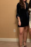 Fit really well and I found it super flattering. Loved the dark green and the sleeves were fun to dance with - Sophia P.