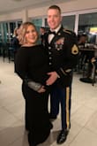 Got this for St. Barbara's military ball. I'm 23 weeks pregnant and it's stretchy enough to accommodate my belly. Super classy and cute! - Lindsay W.