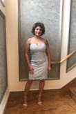 Wore this to a baby shower and received so many compliments! Loved the fit of it! Hugged my body but not so tight! Paired it with some nude heels - Jocelyn V.
