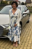 Wore this to a wedding in Europe, loved it so much, it was flowy and comfy.  It was very small on my chest, but I had to order a medium because I'm petite everywhere but my chest! Made it work! - Jocelyn V.