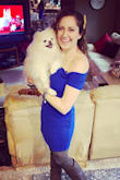 Obsessed with this gorgeous dress. Sexy, elegant, and versatile. I wore this for Christmas to highlight my fitness improvements and my family and friends could not stop talking about the dress. It makes eyes pop and will bring a smile to your face. I paired it with glitter tights and boots. Hope my review inspires you to give it a spin. Peace and love! - Kaitlynn S.