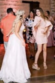 This dress fits PERFECTLY and I've worn it to multiple events already! I wore it for a sorority recruitment event as well as a wedding and got so many compliments on both occasions! Such a fun, unique little dress that is sure to stand out from the rest. - Kristen B.