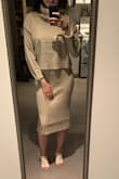 Was eyeing this for some time. Glad I finally decided to purchase it. This set is super flattering on any body shape. The quality is not as great as other items I've ordered from Lulus but I'll be wearing this all winter long. - Carolyn Q.