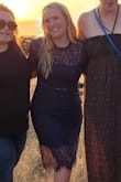 Wore it for an outdoor wedding, and I'd consider it in white for my own casual outdoor wedding if it's still in stock when the time comes. It's a little mix of sophistication and sexy. - Melissa D.