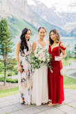 I wore this to my friend's wedding last year at Lake Louise and received so my compliments. Love this dress so much I recently order another one in navy. - Mae L.