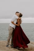 This is the best dress! I actually ordered it for engagement photos and loved it so much my bridesmaid ordered it. It fits great, and is the perfect length. 100% recommend! - Hanna L.