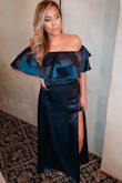 The length is pretty long but I was able to get it tailored to my size and it fit perfectly. Truly felt so beautiful for New Years in this dress. - Christine S.