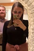 Love this shirt! its a great length, not crazy cropped but still cropped enough. Its a thinner material too which is nice. Would buy again in other colors! - Jenna S.