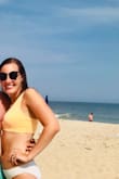 this bathing suit top is absolutely perfect. it is a beautiful color, it fits so well and it is so flattering. I am so in love. I want them to make it in more colors!!! - Jenna S.