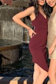 I ordered this dress for homecoming and I loved it! I ordered 3 other dresses from Lulus also but they didn't turn out too well. My only complaint would be the bust area/straps. It was a little too booby for my preference/my boobs were too small haha. I don't know what size my bust is unfortunately but I did have to adjust the straps a little bit. Otherwise, everything else looked super nice on my figure :) 10/10 recommend - Adrien H.