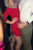 I wore this for NYE and it fit way better than expected. Material is soft and breathable and is very flattering. Being fairly inexpensive I expected it to have just an ok fit and was pleasantly surprised. I'm normally a size 4, have broad shoulders, and high hips. I wore a size small! - Madison P.
