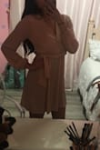 I love the color of this dress and how flowy it is! Only downside is that it is see through! It's not lined and you can see everything through it but I just wore a body con skirt underneath which is really no big deal to me - Destiny P.